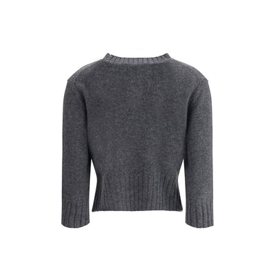 Loulou De Saison Gray Cashmere Sweatshirt