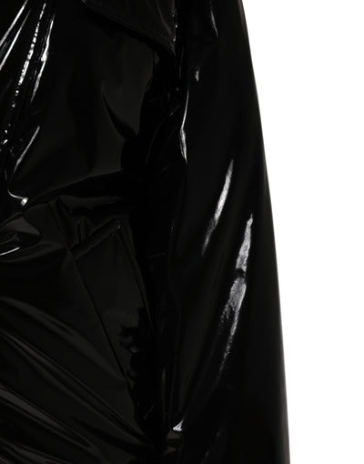 Dolce & Gabbana Polyester Black Quilted Puffer Coat  Jacket