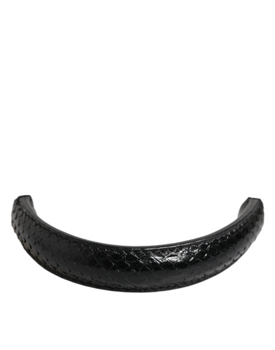 Dolce & Gabbana Black Small Ayers Leather Bag Handle Women Shoulder Strap