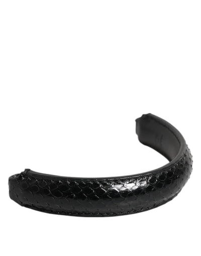 Dolce & Gabbana Black Small Ayers Leather Bag Handle Women Shoulder Strap