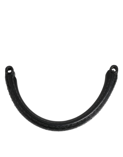 Dolce & Gabbana Black Small Ayers Leather Bag Handle Women Shoulder Strap