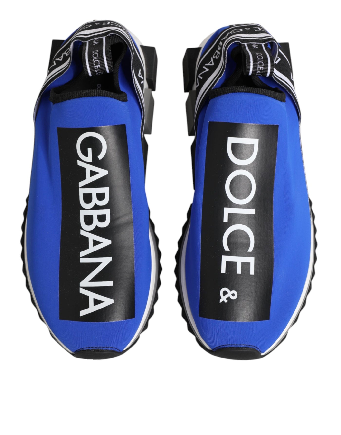 Dolce & Gabbana Blue Logo Low Top Sorrento Sneakers Shoes