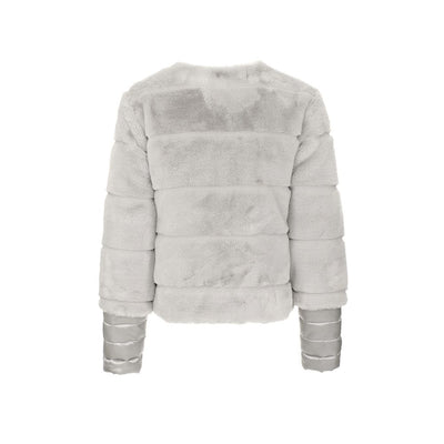 Maison Espin Gray Polyester Jackets & Coat