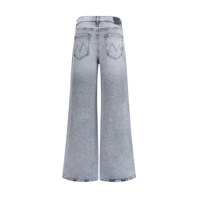 Mother Denim Gray Cotton Jeans Denim