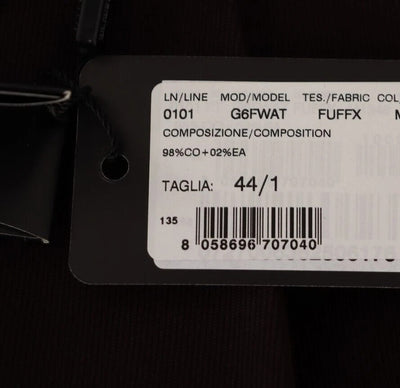 Dolce & Gabbana Bordeaux Cotton Stretch Skinny Trouser