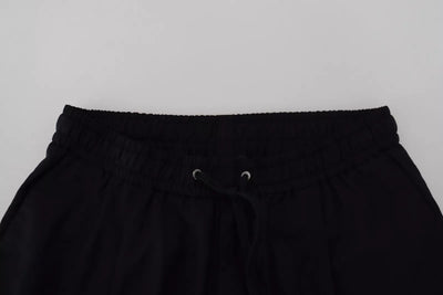Dolce & Gabbana Black Jogger Wool Jogging Trouser