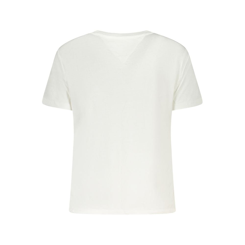 Tommy Hilfiger White Cotton Women T-Shirt