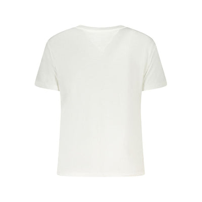 Tommy Hilfiger White Cotton Women T-Shirt