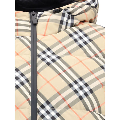 Burberry Beige Polyester Full-Length Jacket