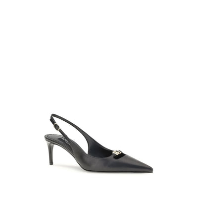 Dolce & Gabbana Black Goatskin High Heel Pumps