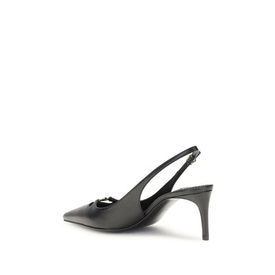 Dolce & Gabbana Black Goatskin High Heel Pumps