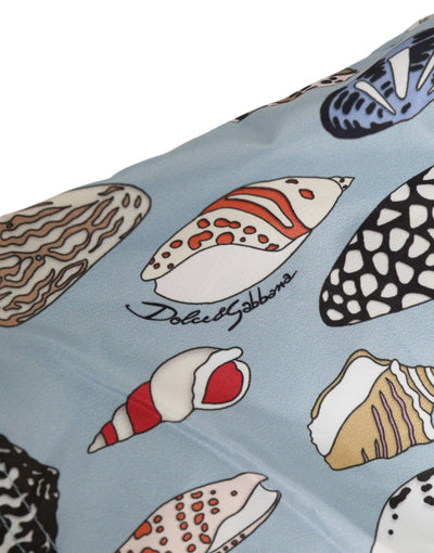 Dolce & Gabbana Blue Seashell Print Nylon Men Shorts Swimwear