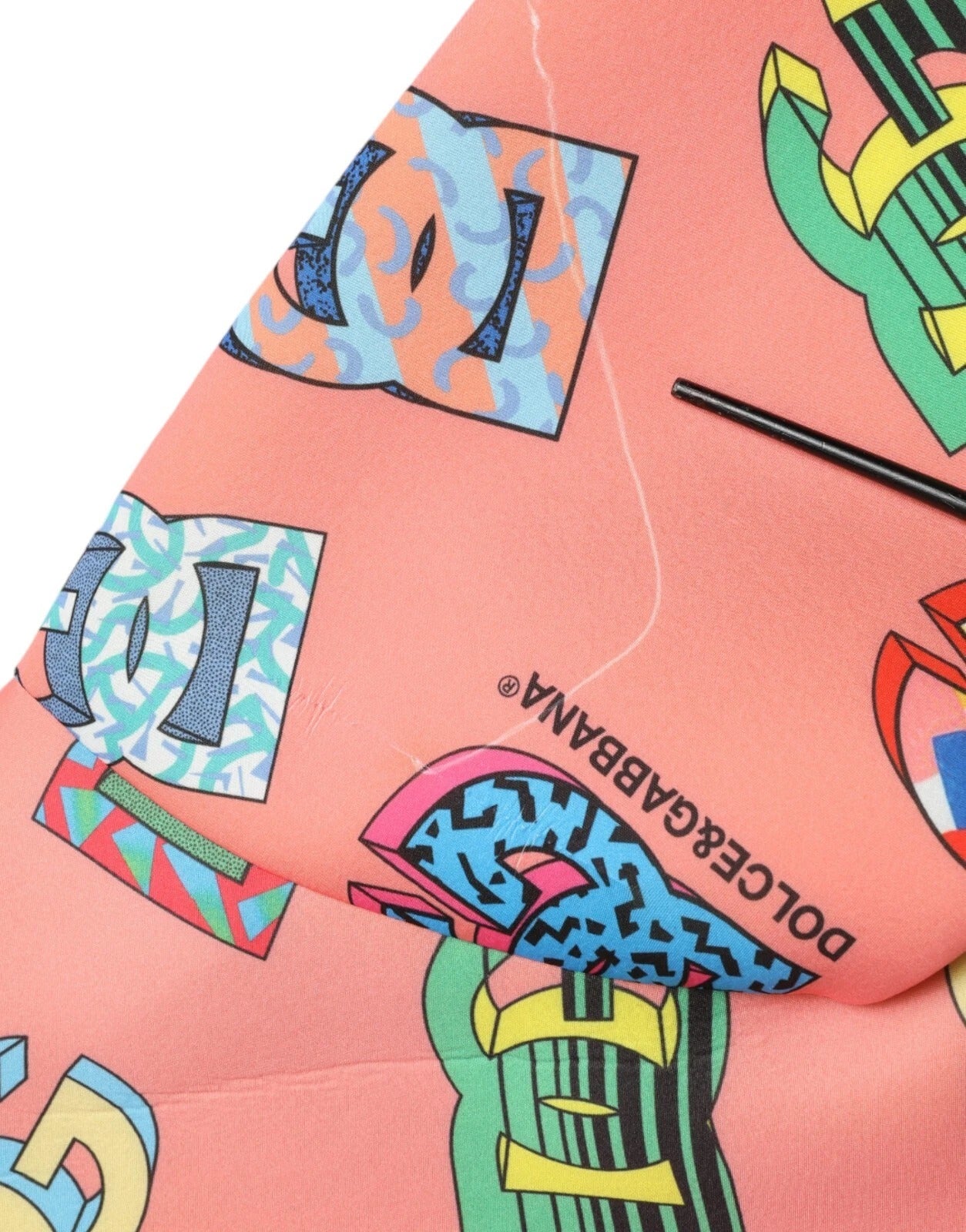 Dolce & Gabbana Salmon Pink Logo Print Sweatshirt Sweater