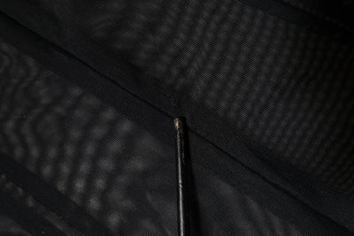 Dolce & Gabbana Black Sheer Mesh Long Sleeve Jumpsuit Bodysuit Dress