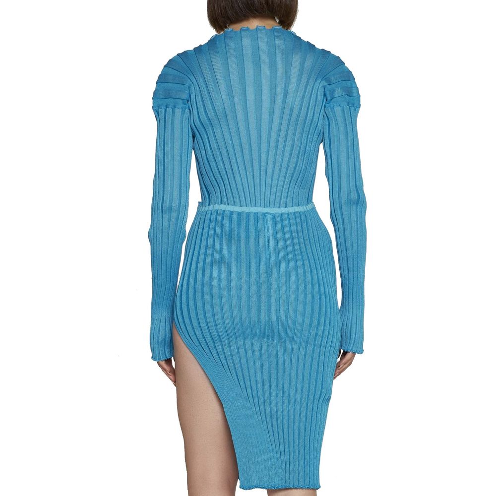 A. ROEGE HOVE Blue Cotton Cardigan