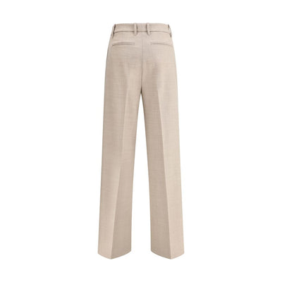 True Royal Beige Wool Casual Pants