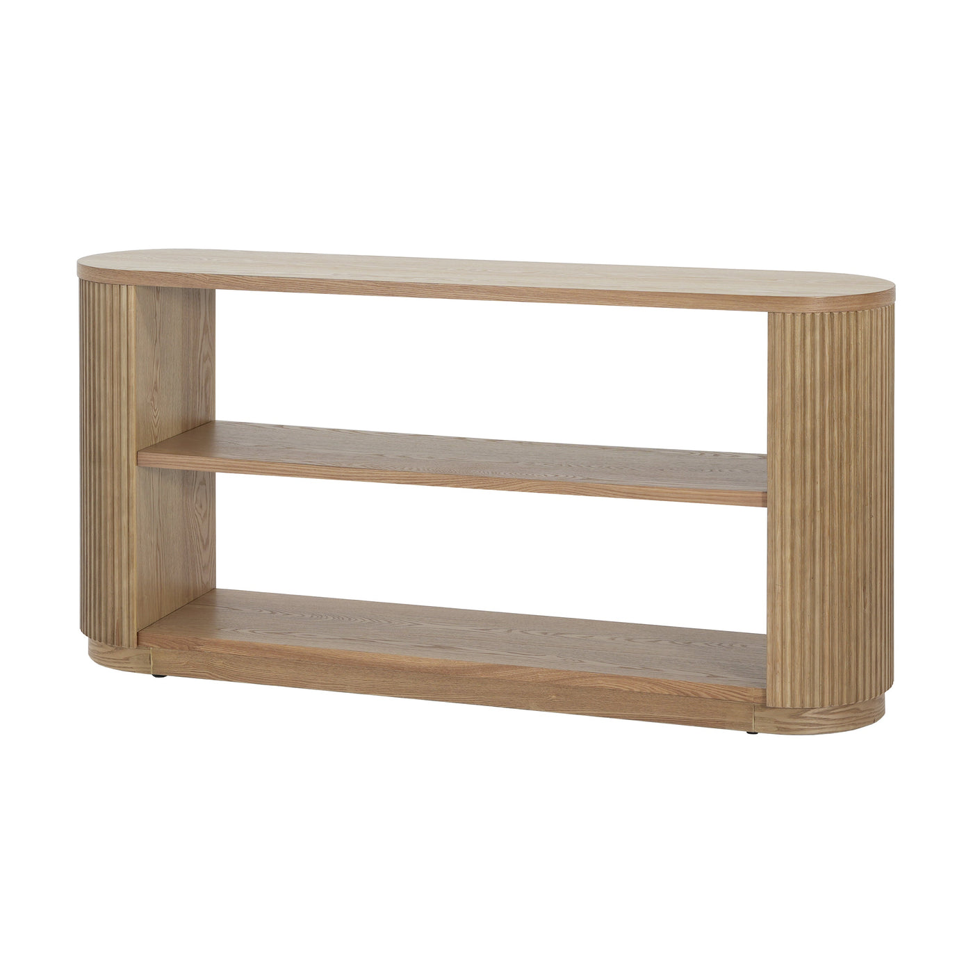 Mirod Modern Entryway Console Table - Slim Sofa Table with Open Shelf & Elegant Wood Grain, Multi-Functional Hallway Table for Living Room