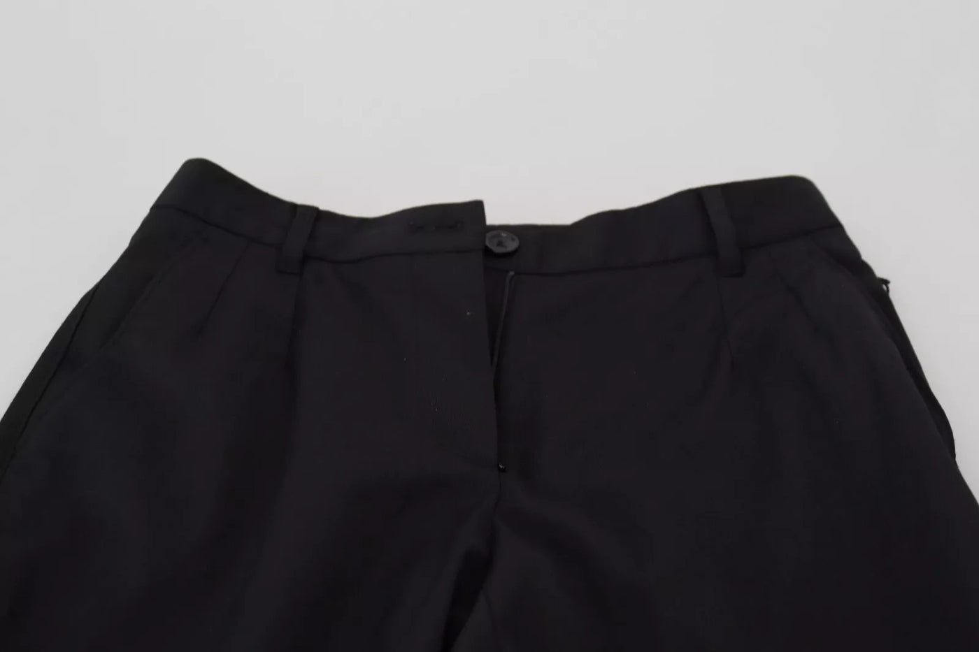 Dolce & Gabbana Black High Waist Skinny Trouser STAFF Pants