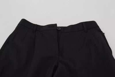 Dolce & Gabbana Black High Waist Skinny Trouser STAFF Pants