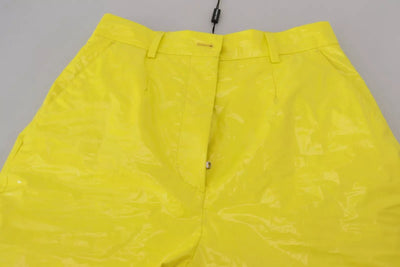 Dolce & Gabbana Yellow High Waist Skinny Women Trouser Pants