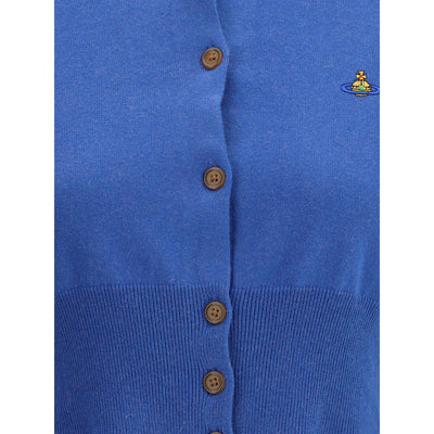 Vivienne Westwood Blue Cotton Cardigan