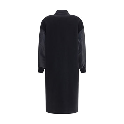 PINKO Black Wool Coat