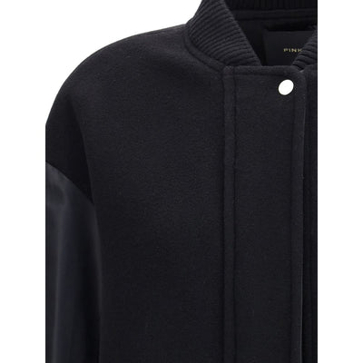 PINKO Black Wool Coat