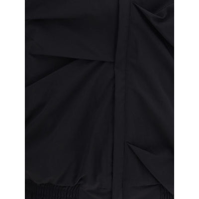 ALAINPAUL Black Polyamide Full-Length Jacket