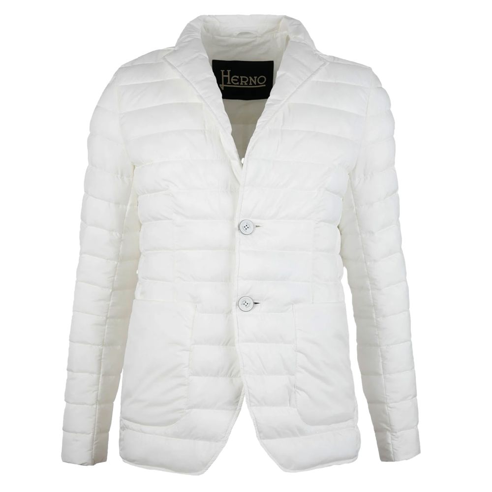 Herno White Polyamide Men Jacket