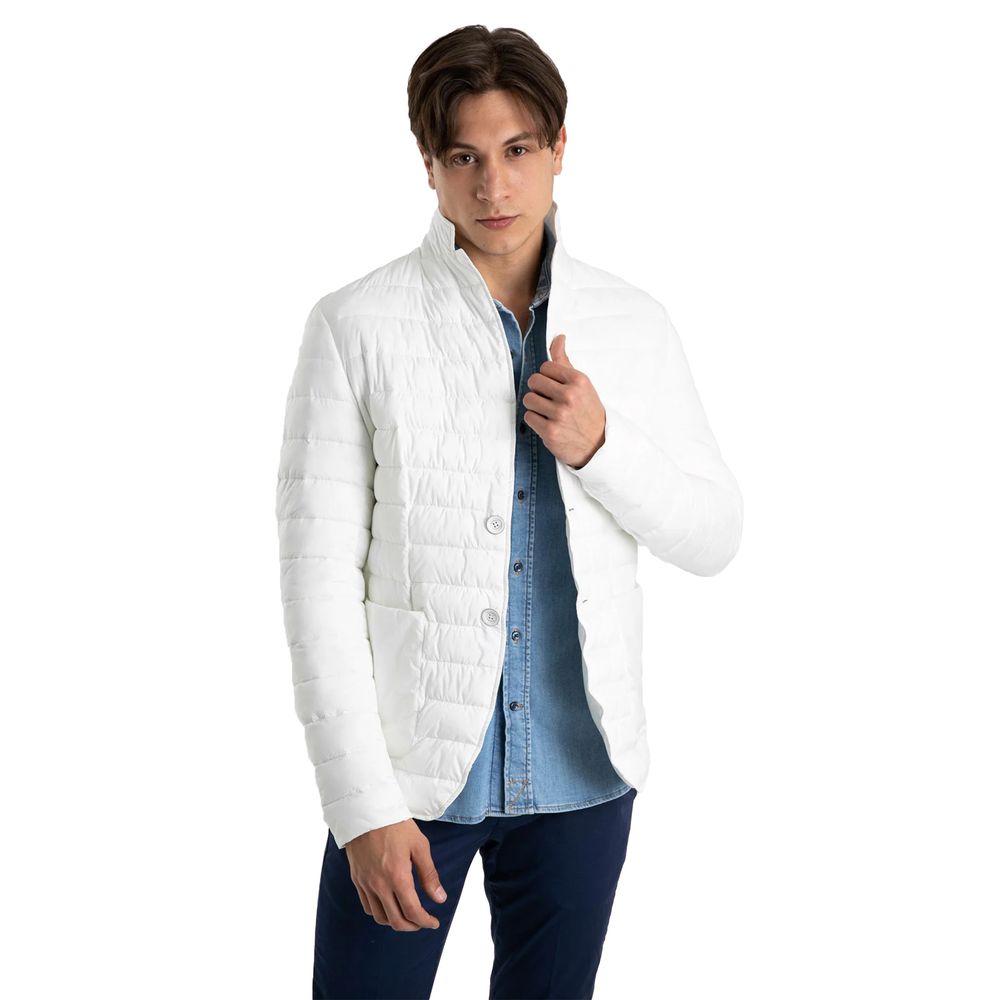 Herno White Polyamide Men Jacket