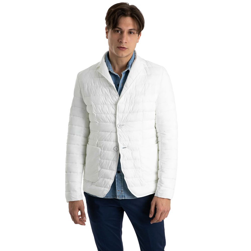 Herno White Polyamide Men Jacket