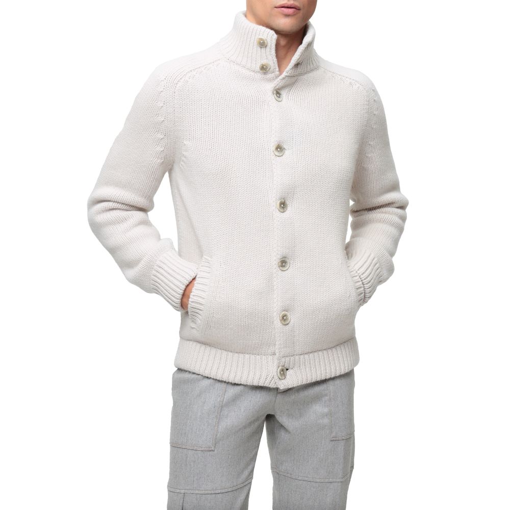Herno White Wool Men's Jacket