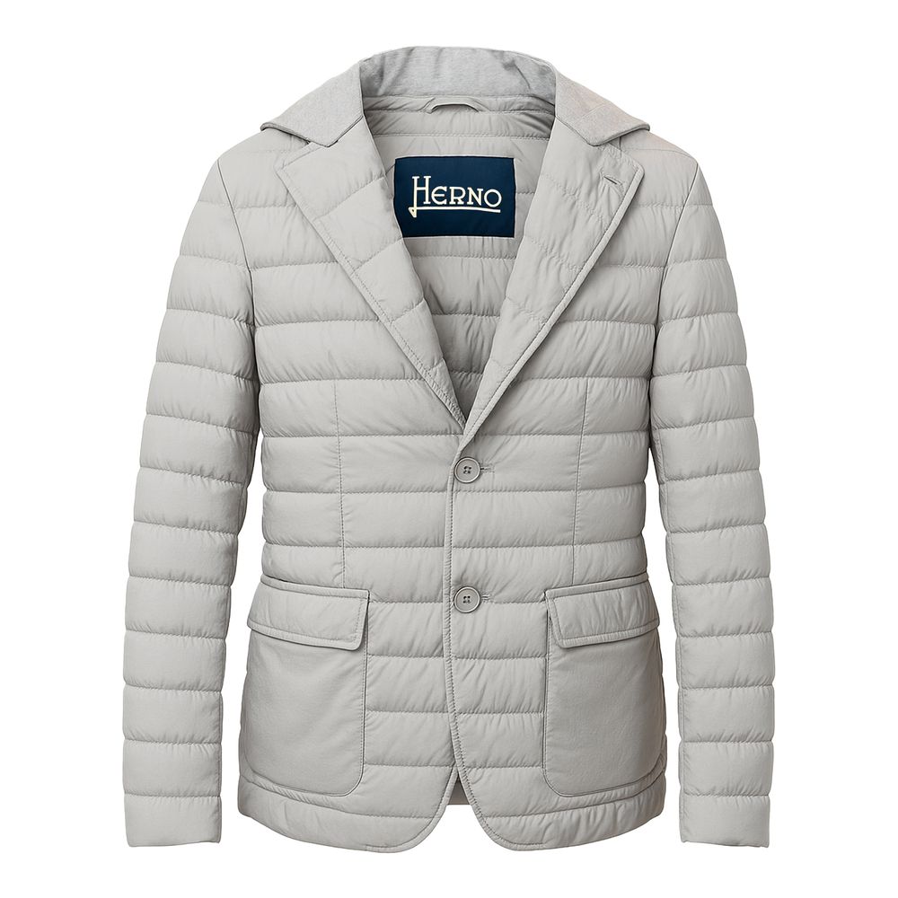 Herno Gray Polyamide Men Jacket