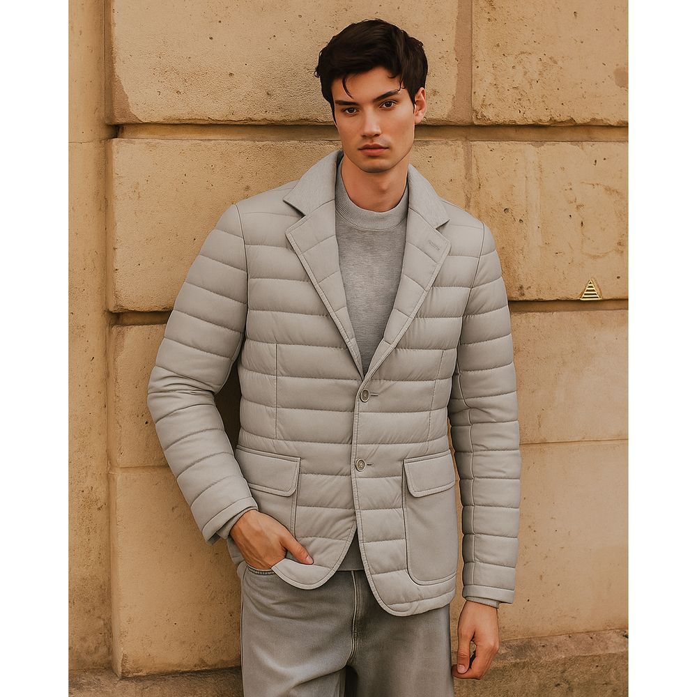 Herno Gray Polyamide Men Jacket