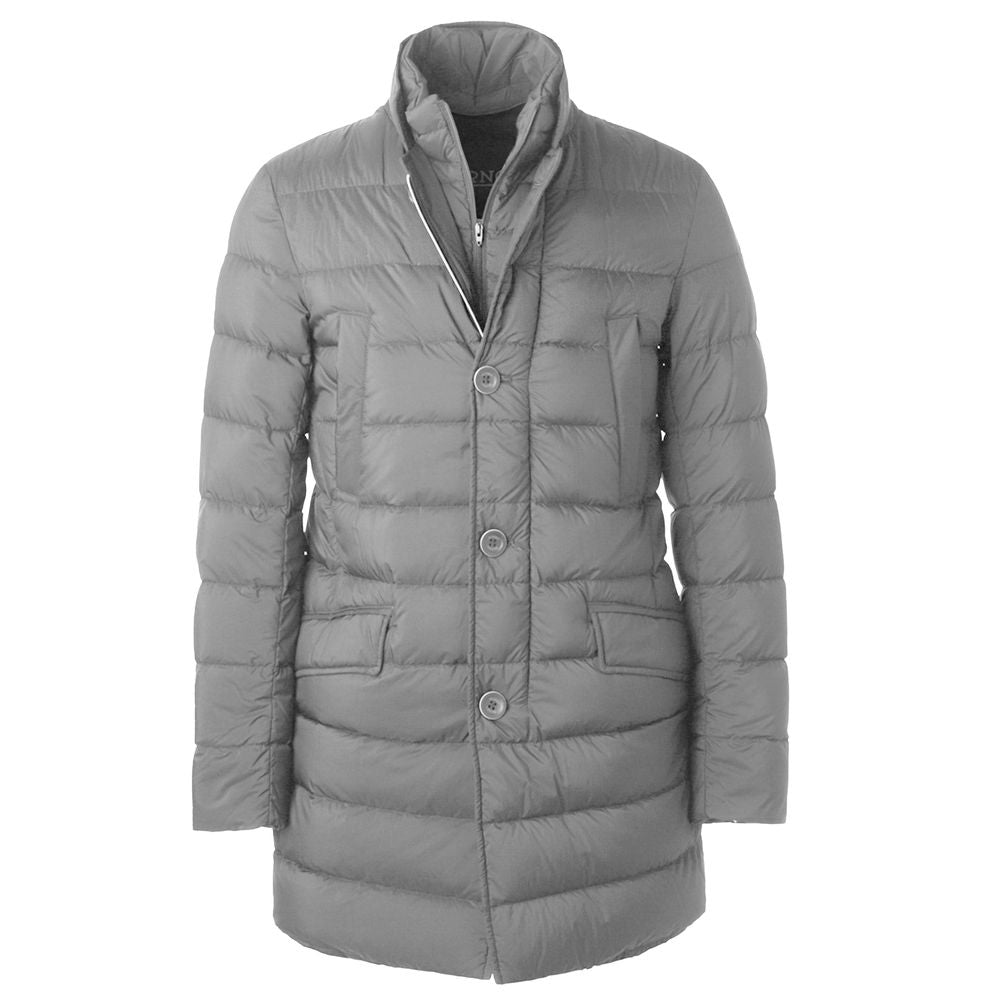 Herno Gray Polyamide Men Jacket