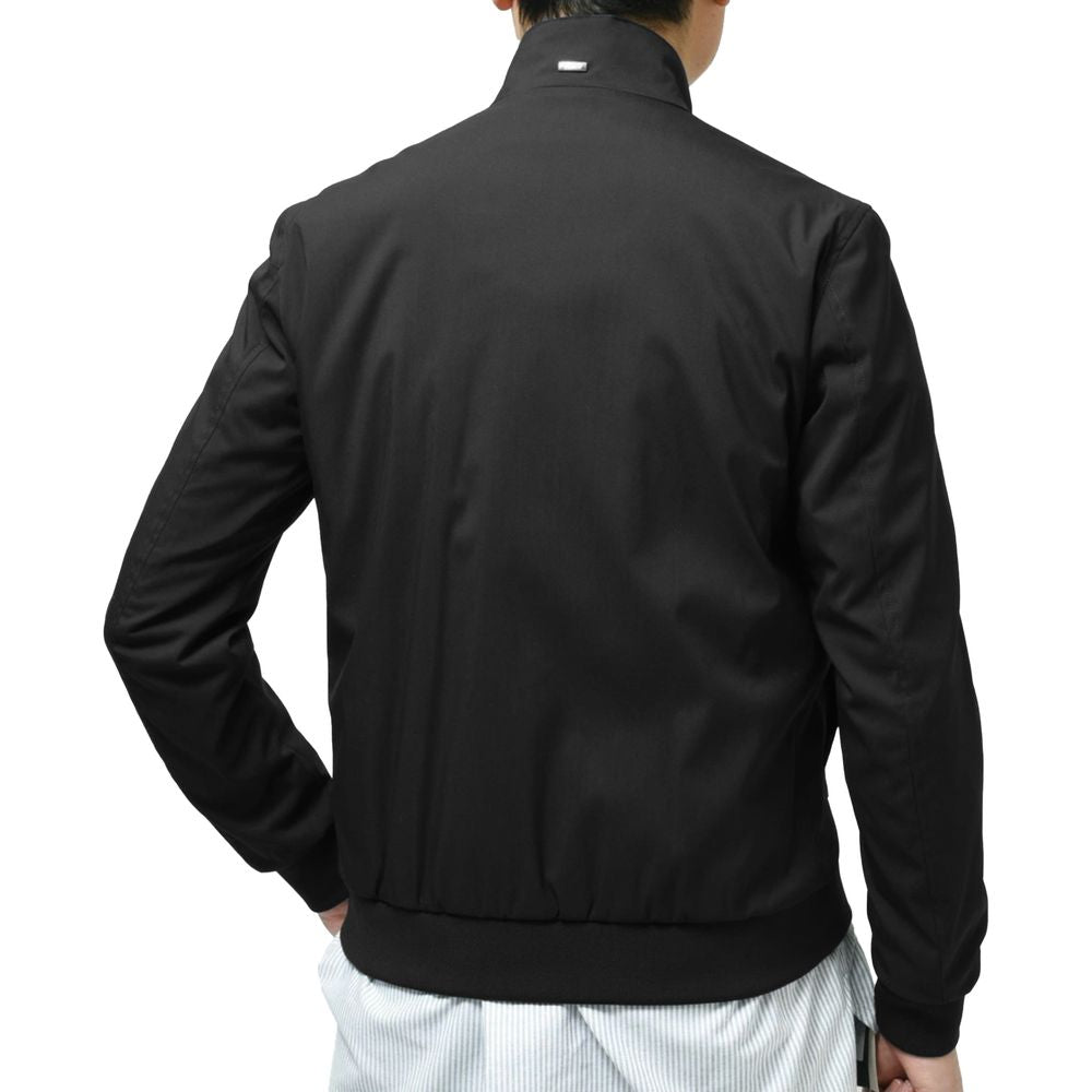 Herno Black Wool Men Jacket