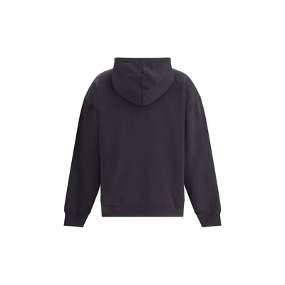 Ganni Black Cotton Sweatshirt