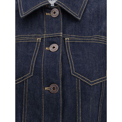 Alexander McQueen Blue Cotton Denim Jacket