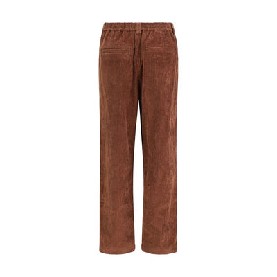 Brunello Cucinelli Brown Cotton Casual Pants