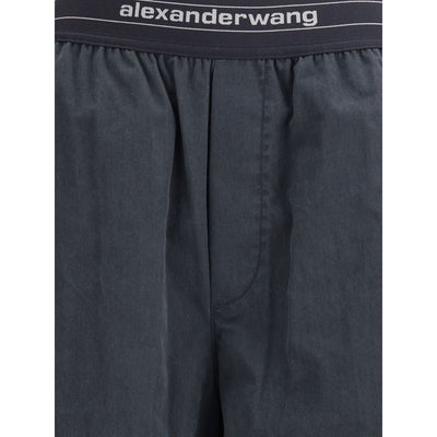 Alexander Wang Black Cotton Casual Pants