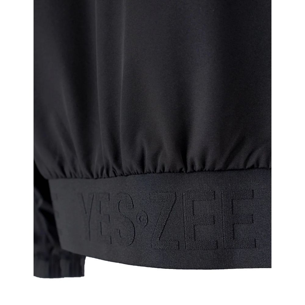 Yes Zee Black Nylon Men's Jacket
