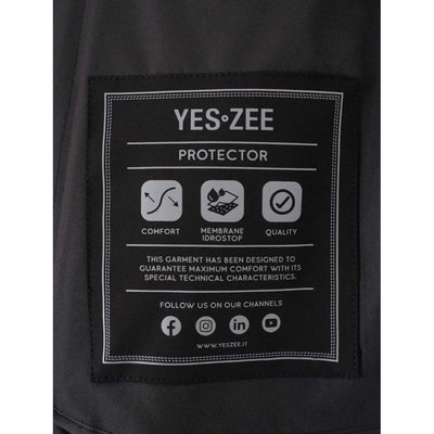 Yes Zee Black Nylon Men's Jacket