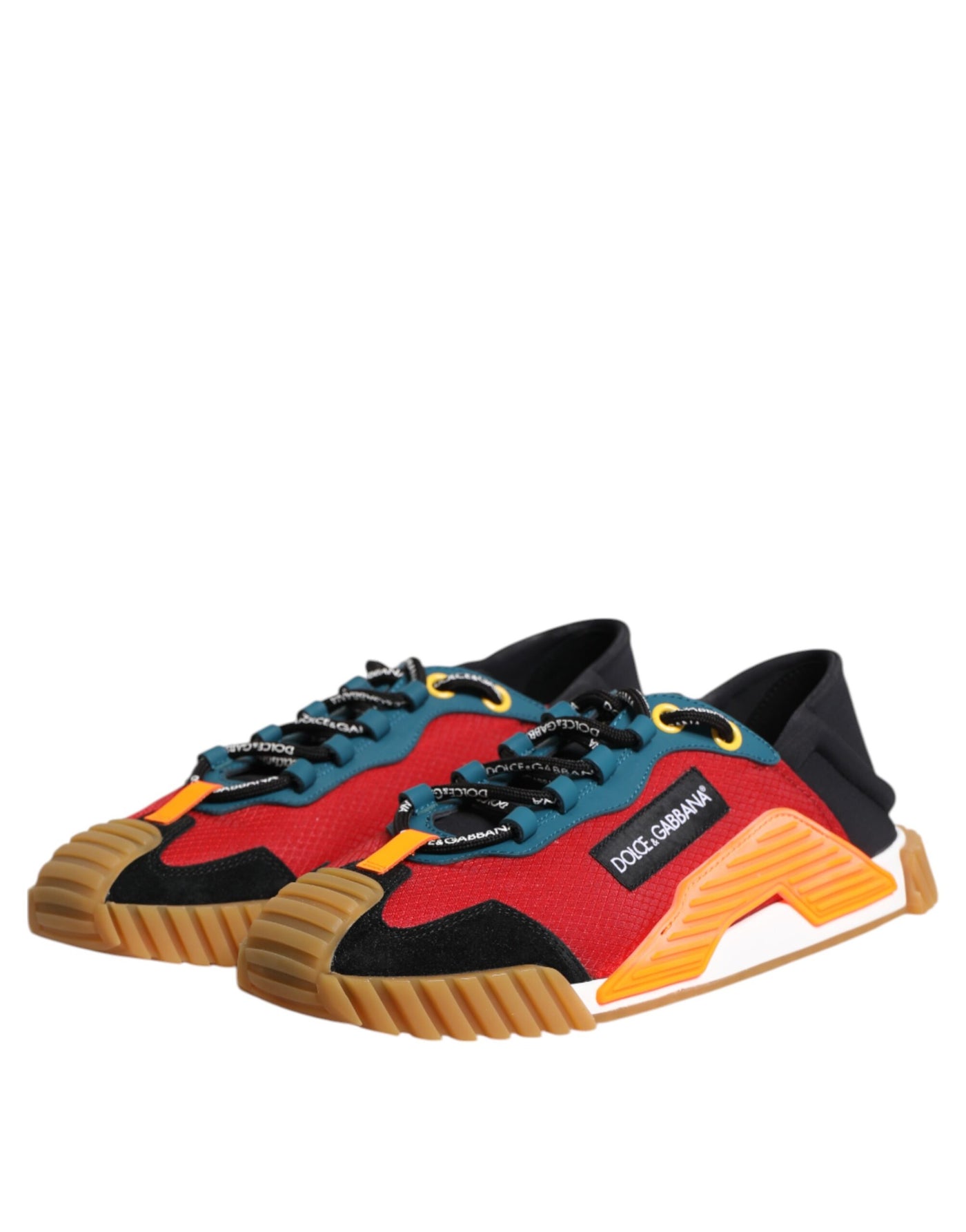Dolce & Gabbana Multicolor Nylon Low Top NS1 Sneakers Shoes