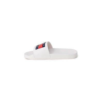 Tommy Hilfiger Jeans White Polyethylene Slippers
