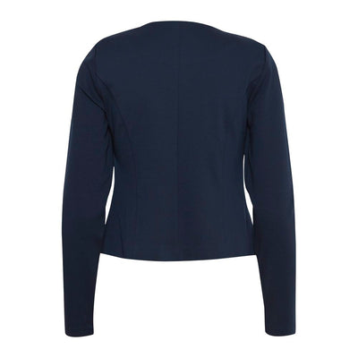 ICHI Blue Polyester Blazer