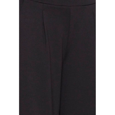 ICHI Black Recycled Polyester Pant