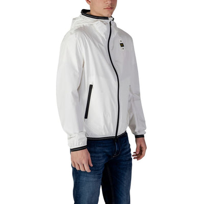 Blauer White Polyamide Jackets & Coat