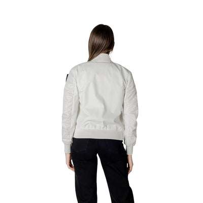 Blauer White Polyamide Jackets & Coat