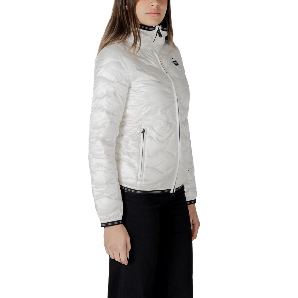 Blauer White Polyamide Jackets & Coat