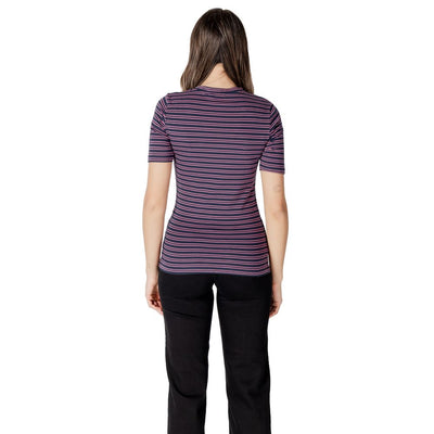 ICHI Bicolor Cotton T-Shirt